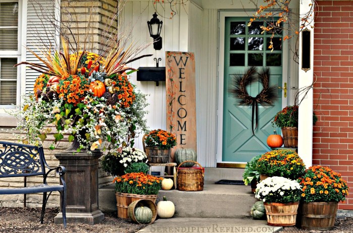 Porch fall decor ideas