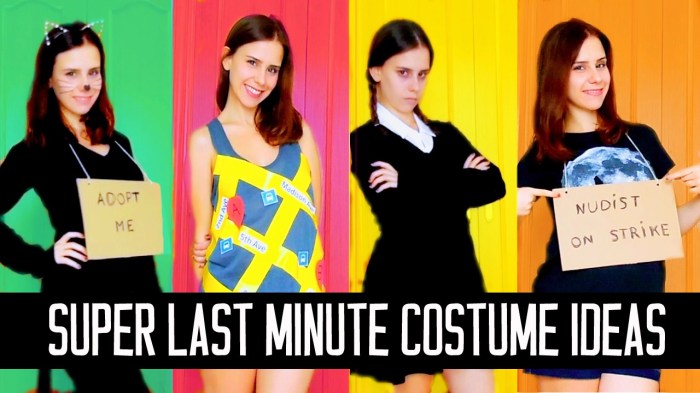 Last minute diy villain costume